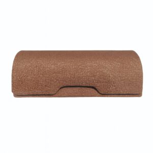 کیف عینک مخمل قهوه ای کم رنگ